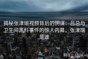 揭秘张津瑜视频背后的阴谋：吕总与卫生间黑料事件的惊人内幕，张津瑞是谁
