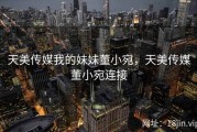 天美传媒我的妹妹董小宛，天美传媒董小宛连接