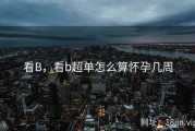 看B，看b超单怎么算怀孕几周