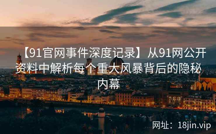 【91官网事件深度记录】从91网公开资料中解析每个重大风暴背后的隐秘内幕