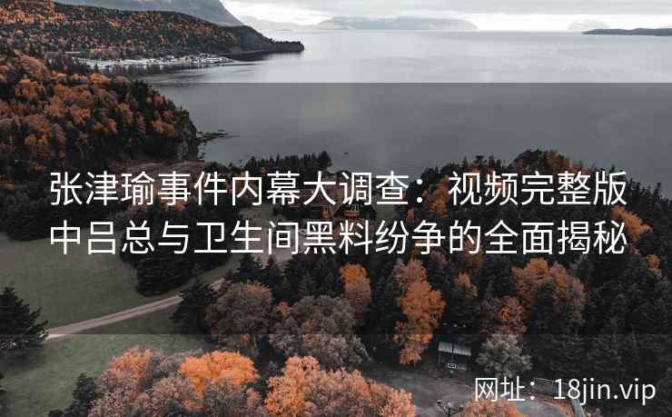 张津瑜事件内幕大调查：视频完整版中吕总与卫生间黑料纷争的全面揭秘